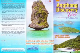 Full Day Tour Angthong Marine Park By Speedboat (Angthong Discovery)